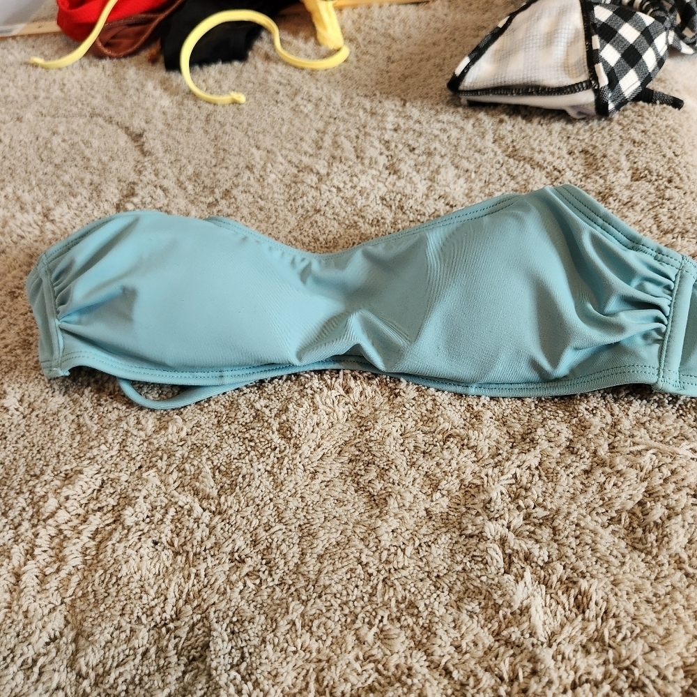 Shade n Shore Green Swimming Bikini Top